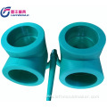 PVC plastic injection collapsible core pipe fitting mould